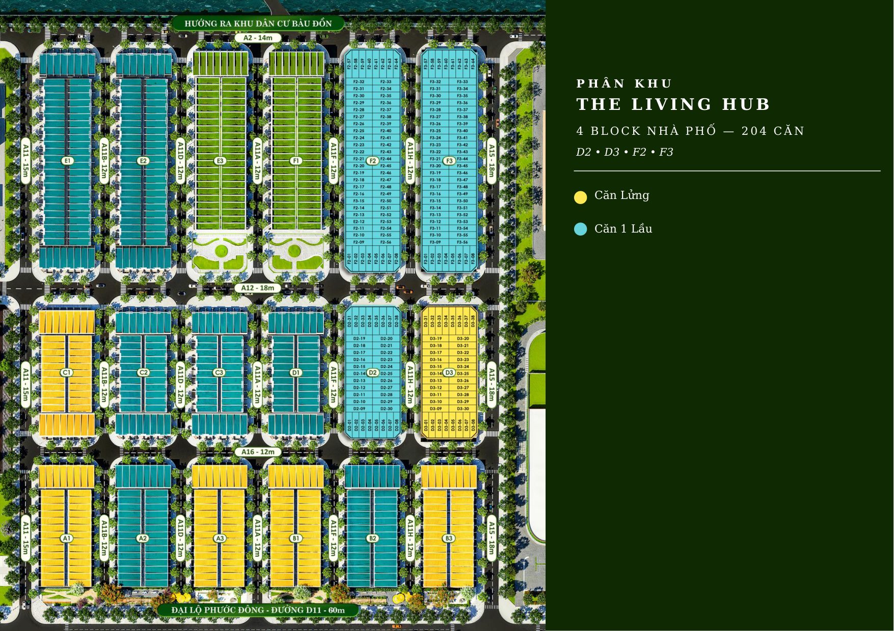 Mặt bằng The Living Hub